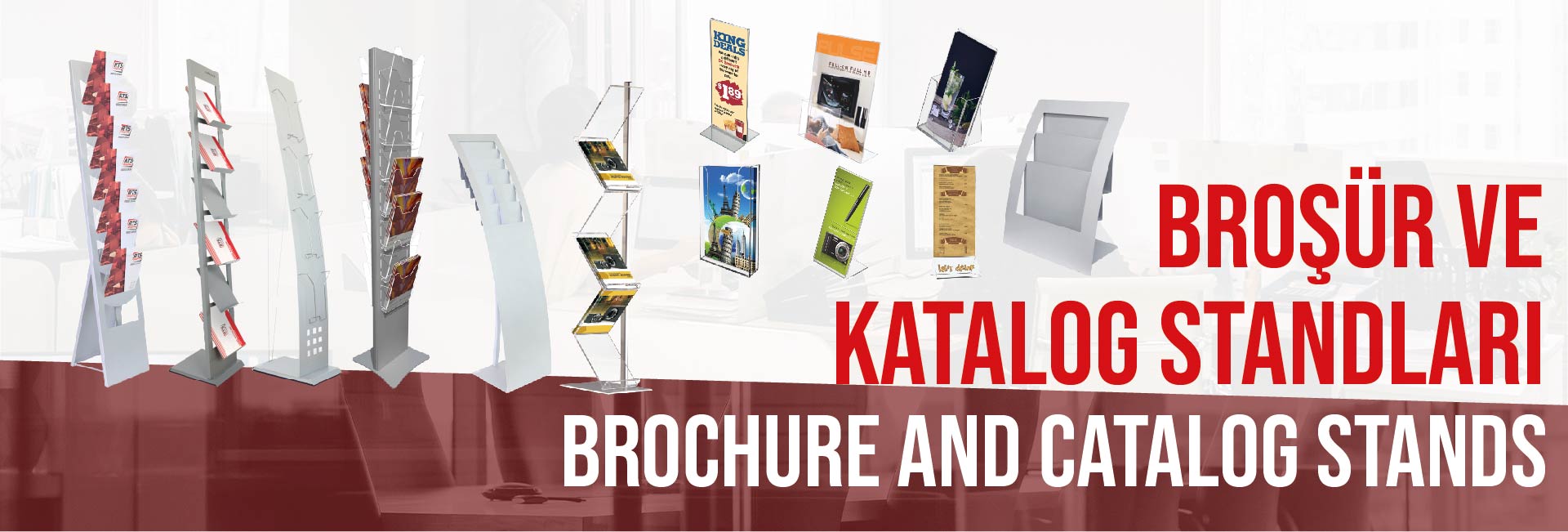 Broşür ve Katalog Stantları RTS Reklam Türkiye
